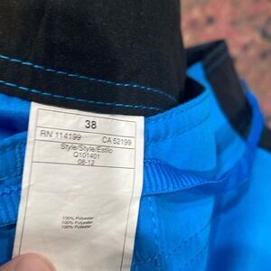 Quiksilver Board Shorts - Size 38 blue and black